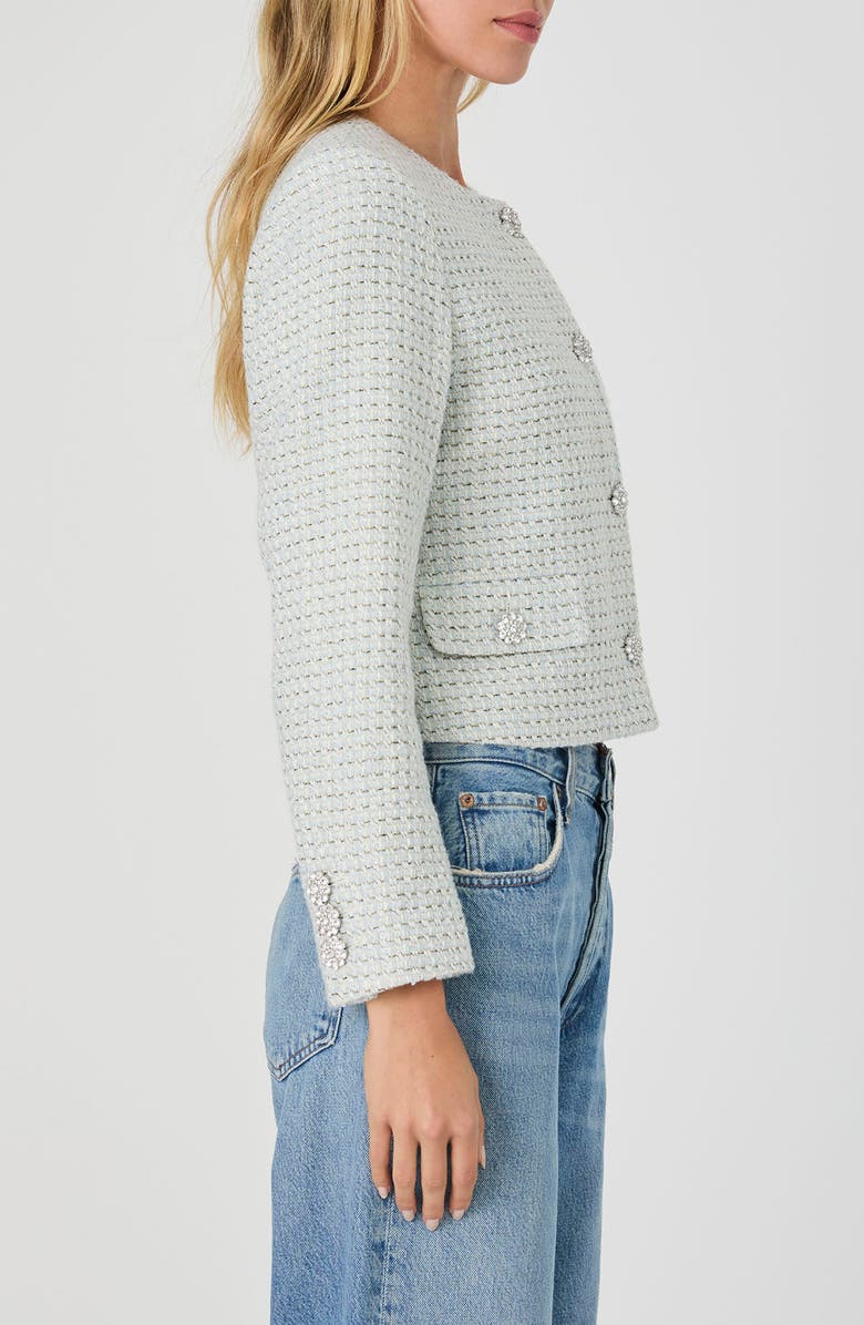 French Connection Tweed Jacket, Alternate, color, Lt Ble Multi