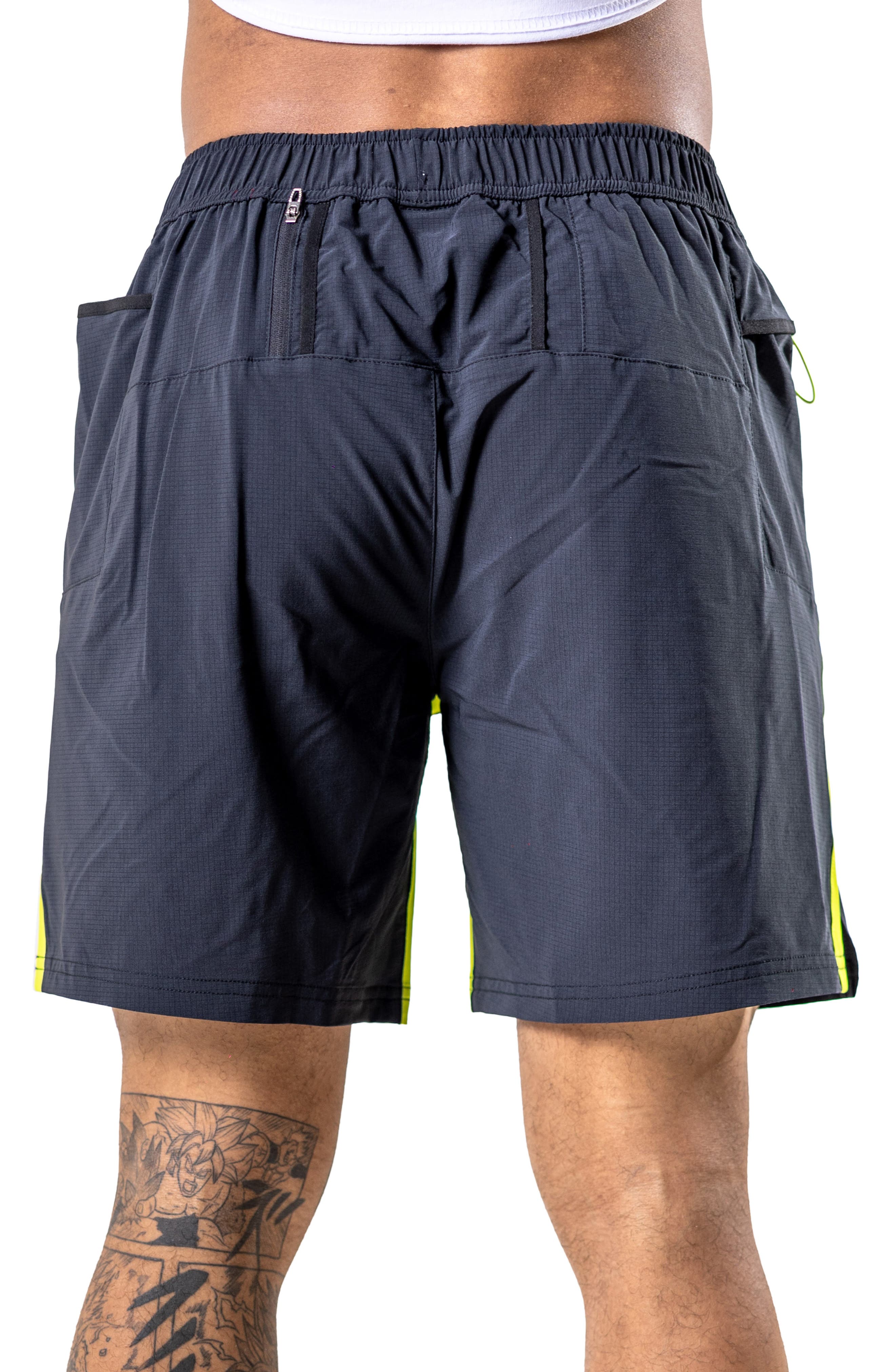 Athletic Neon Stripe Shorts - image 2