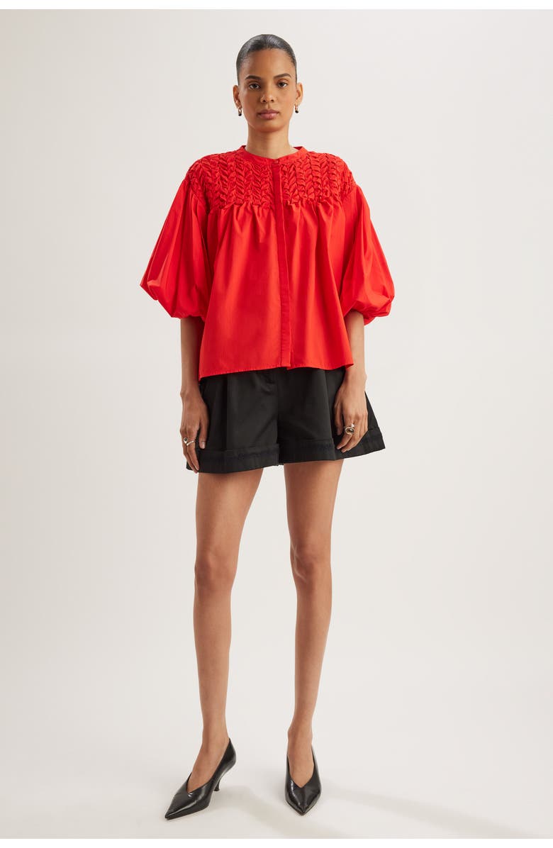 Merlette Meadow Top, Alternate, color, Cherry