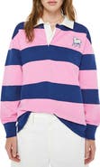 MOTHER Piece Huddle Cotton Rugby Polo