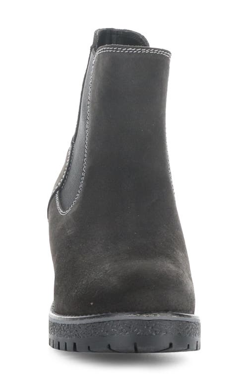 Bos. & Co. Mercy Waterproof Zip Bootie In Gray