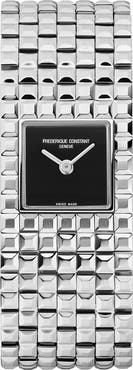 FREDERIQUE CONSTANT Classics Manchette Onyx Bracelet Watch, 20mm x 25.7mm