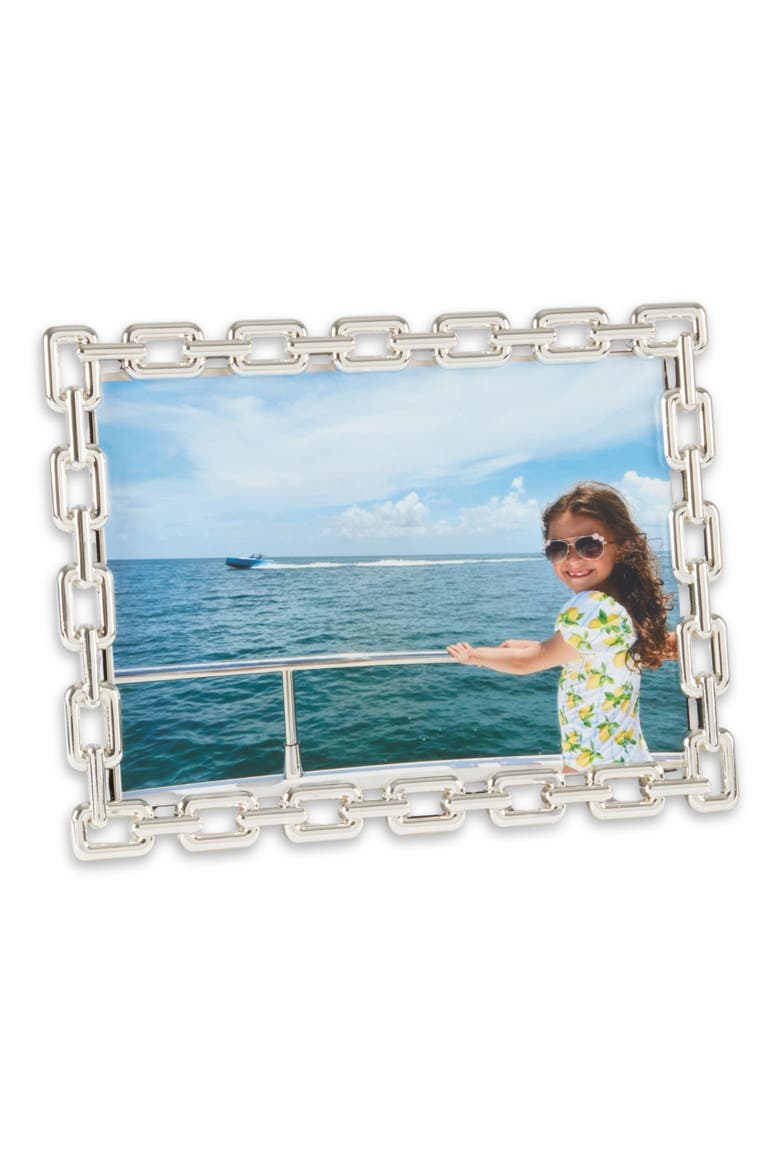 Link Picture Frame, Alternate, color, SILVER