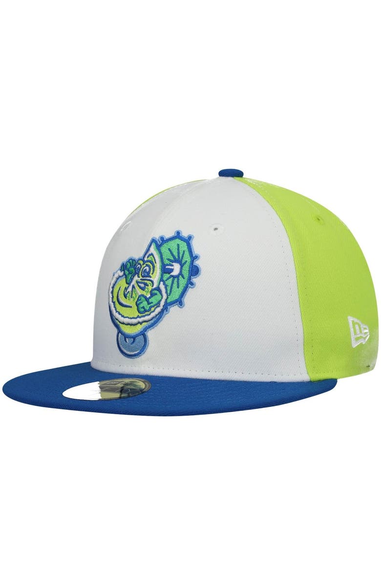 New Era Men's New Era White/Royal El Paso Margaritas Copa de la Diversion 59FIFTY Fitted Hat, Main, color, White