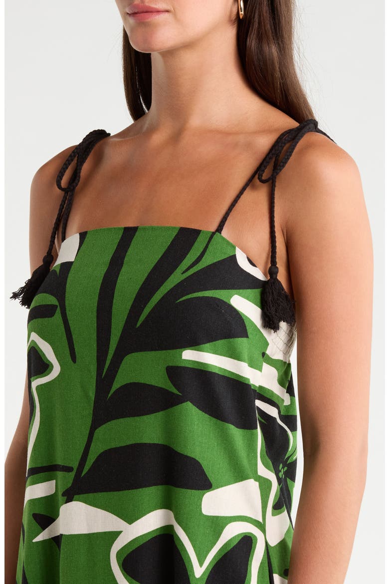 Veth Rainforest Maxi Sundress, Alternate, color, KELLY-CREAM