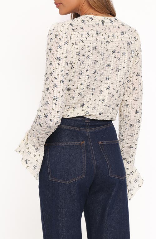 Petal And Pup Petal & Pup Dria Floral Ruffle Detail Top In White