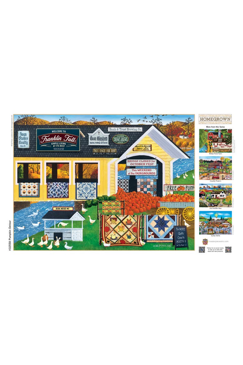 Pumpkin Detour 750 Piece Jigsaw Puzzle, Alternate, color, Multicolor