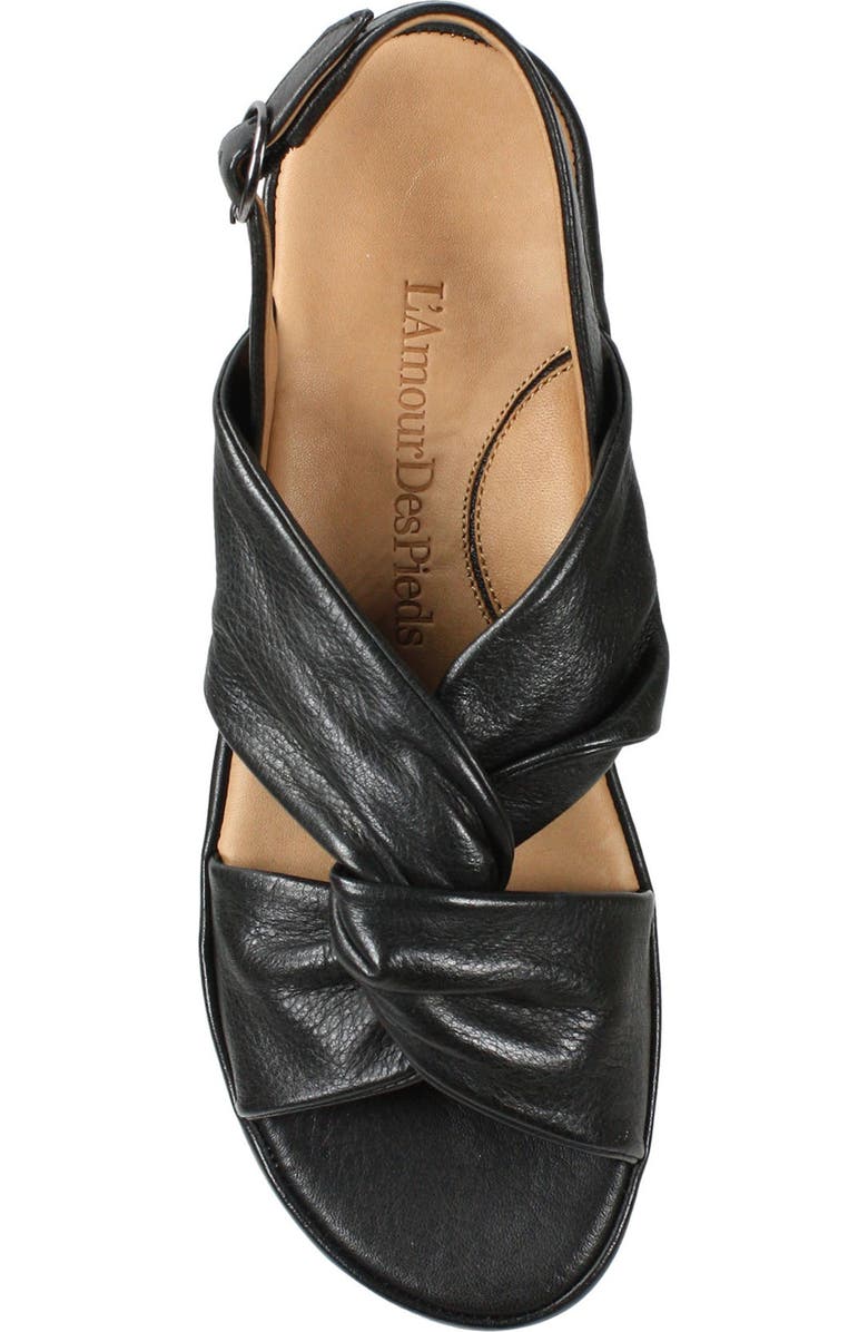 L'Amour des Pieds L'Amour de Pieds Amiens Slingback Platform Sandal, Alternate, color,