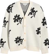CASUAL FRIDAY Dia Intarsia Knit Cardigan