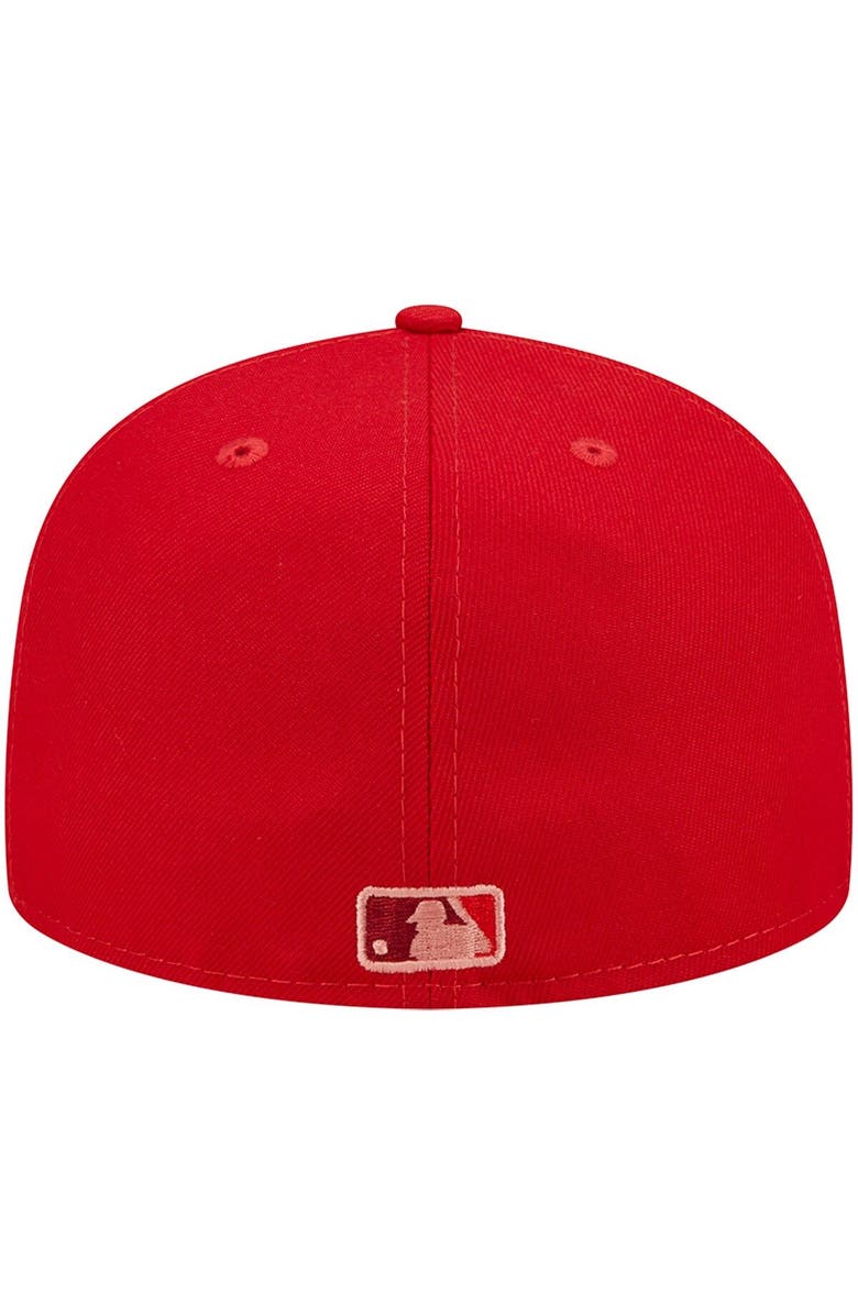 New Era Men's New Era Red St. Louis Cardinals Monochrome Camo 59FIFTY Fitted Hat, Alternate, color, 