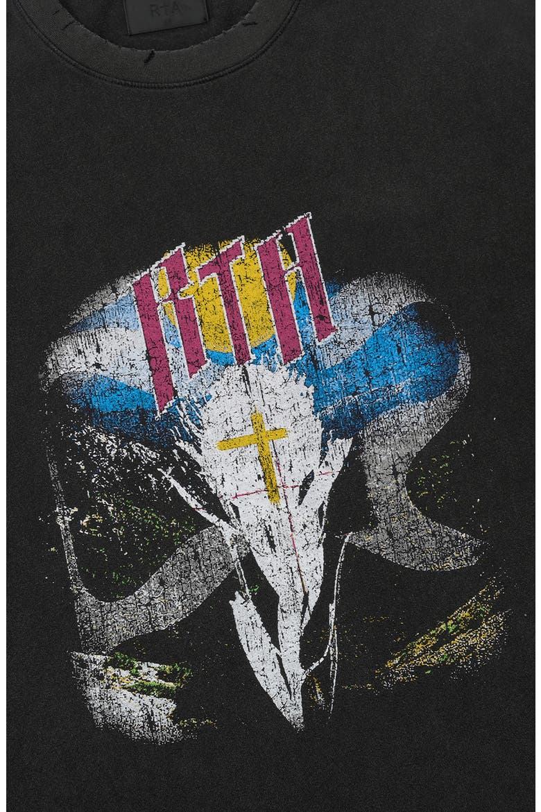 Colin Oversize Graphic T-Shirt, Alternate, color, BLACK SCENERY