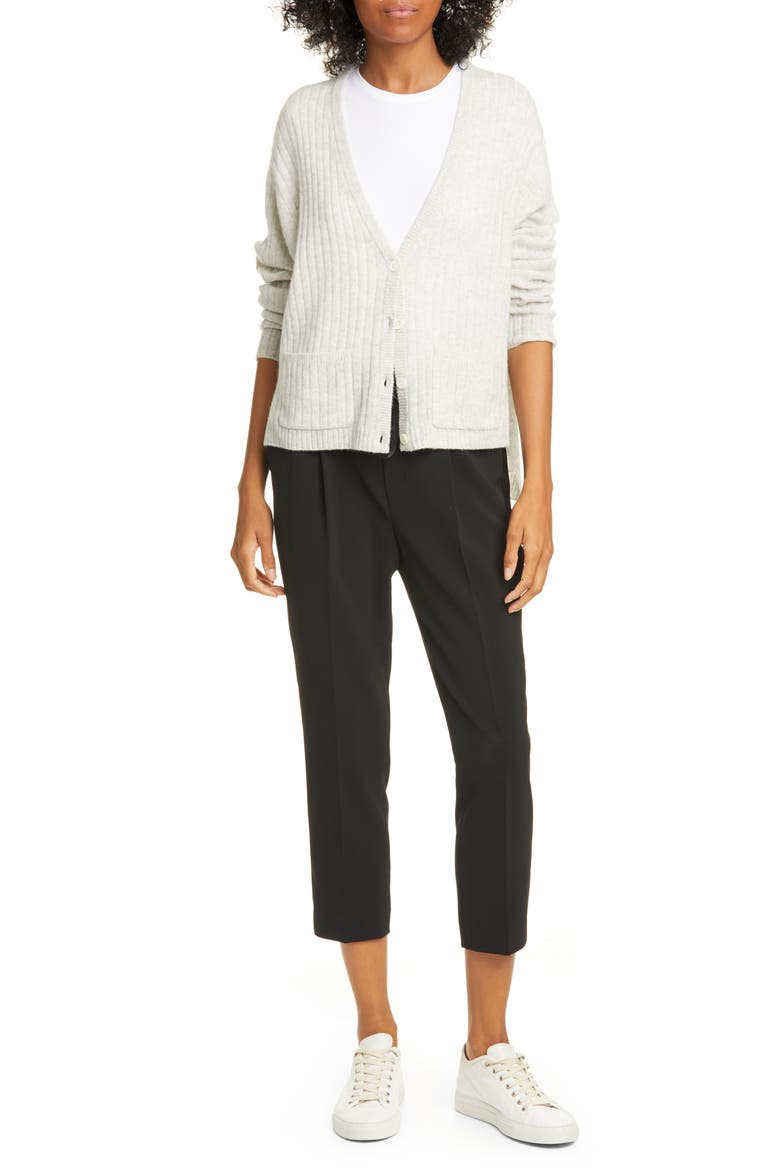 Micro Twill Pull On Pants, Main, color, BLACK