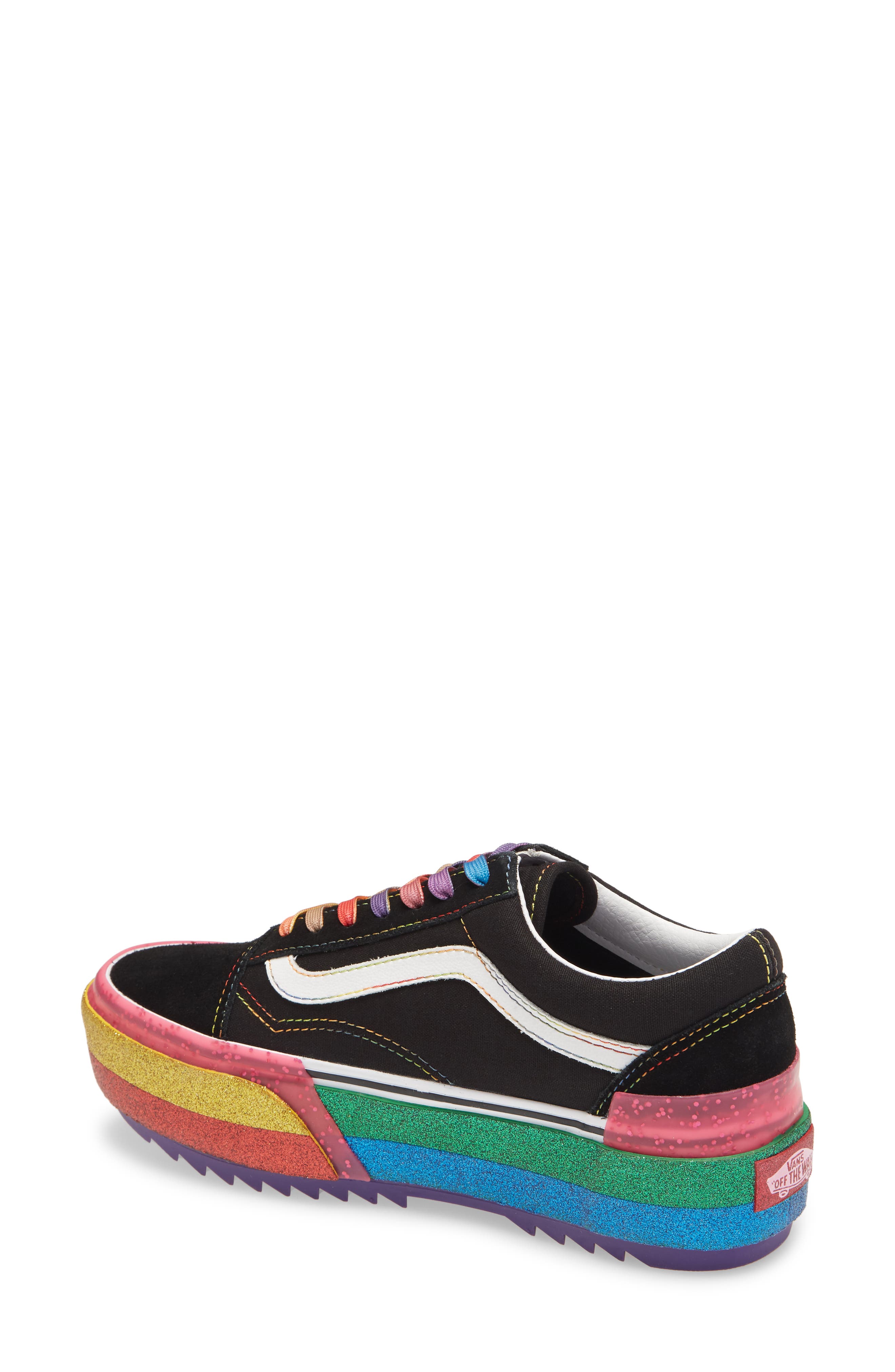 Vans Old Skool Stacked Platform Sneaker, Alternate, color, 