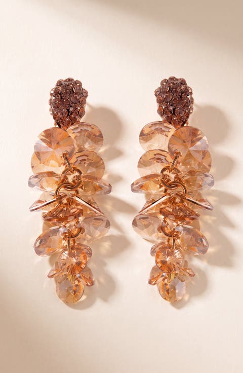 Crystal Drop Earrings