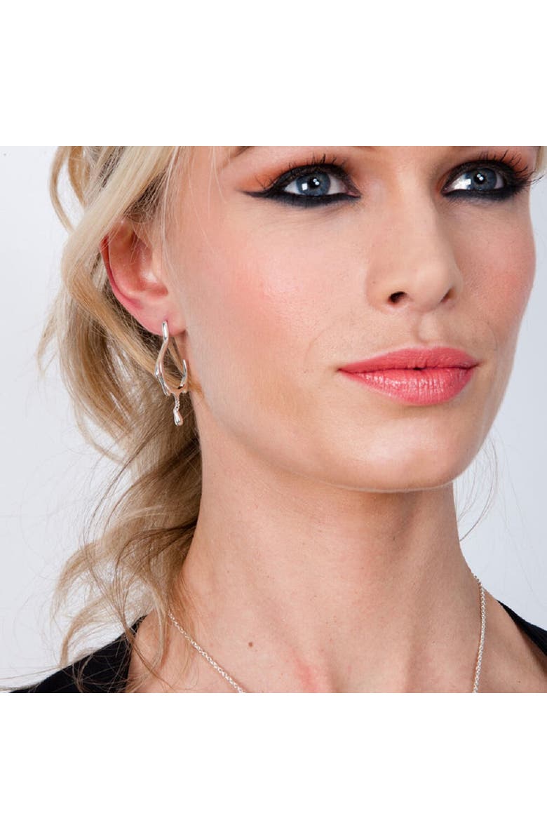 Lucy Quartermaine Dripping Hoop Earrings, Alternate, color,