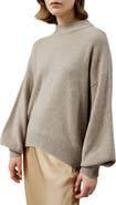 Lilysilk Drop shoulder Wool Sweater