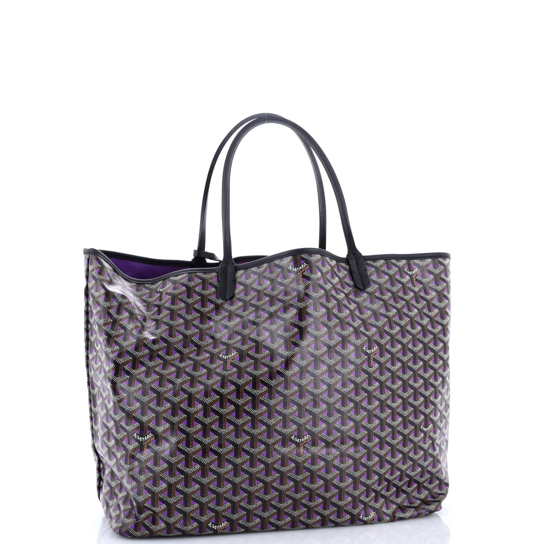 Pre-Owned Goyard Saint Louis Tote Claire Voie Coated Canvas GM, Alternate, color, 