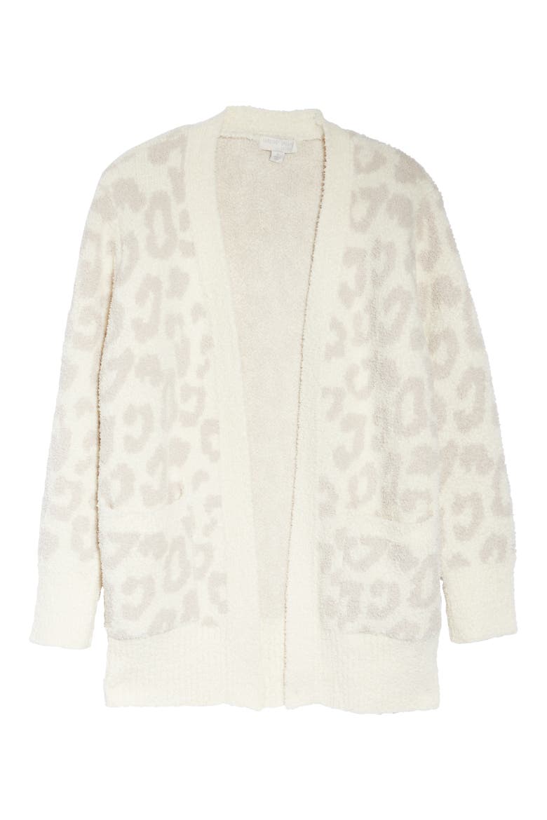 CozyChic™ Leopard Cardigan, Alternate, color, CREAM/ STONE