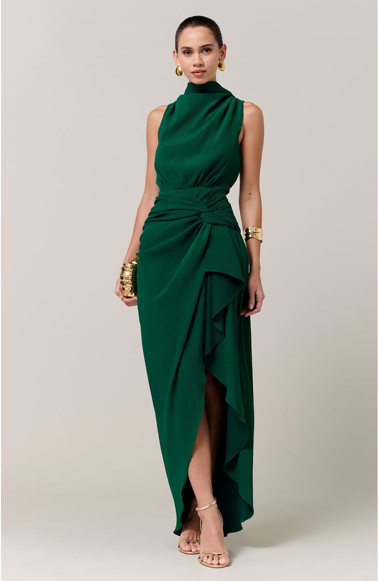 SAVEL Ursula Midi Dress, Alternate, color, Emerald