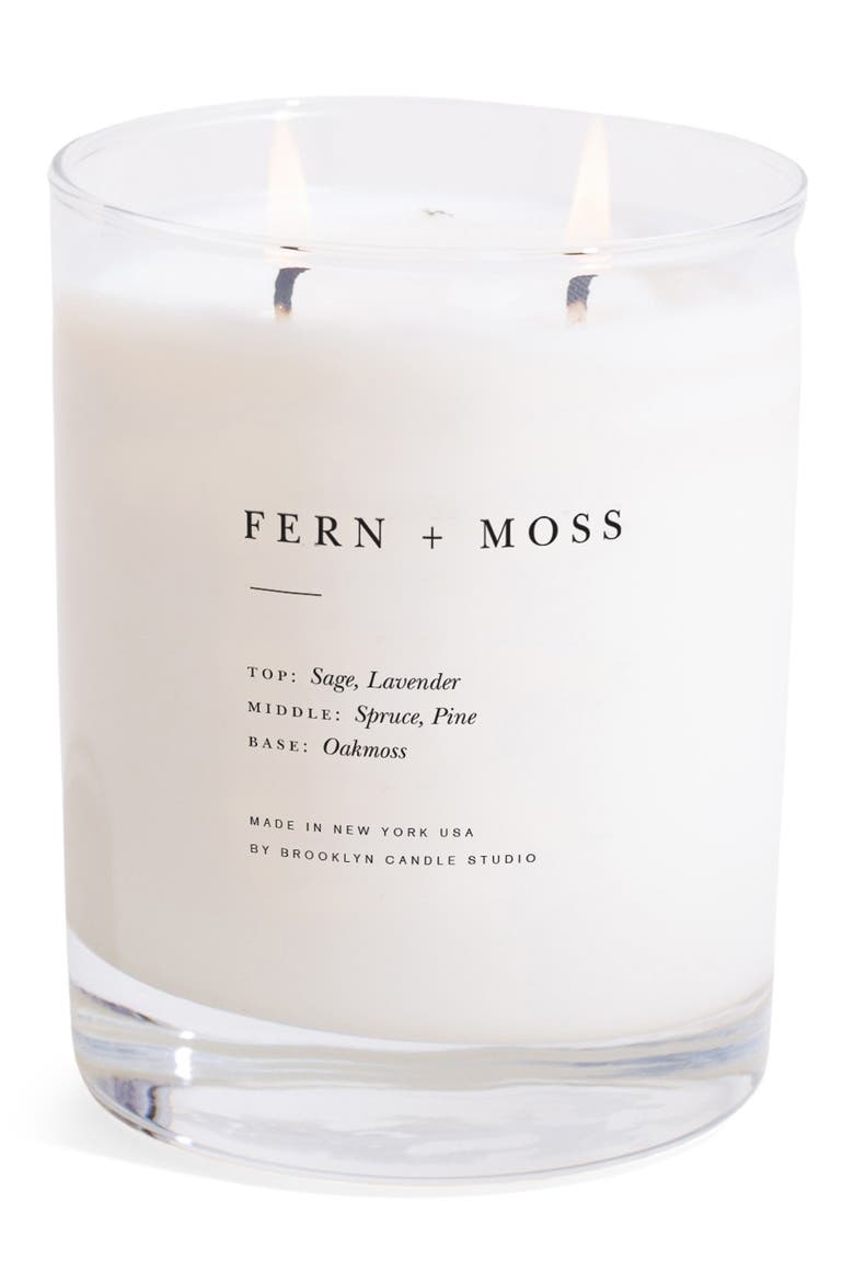 Fern Moss Classic 2-Wick Candle, Main, color, FERN + MOSS