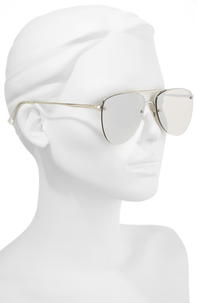 Le Specs The Prince 57mm Aviator Sunglasses, Alternate, color,