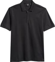 BOSS Paras Piqué Zip Polo