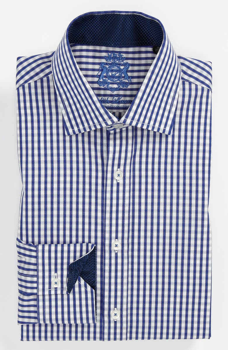 English Laundry Trim Fit Dress Shirt, Main, color, 
