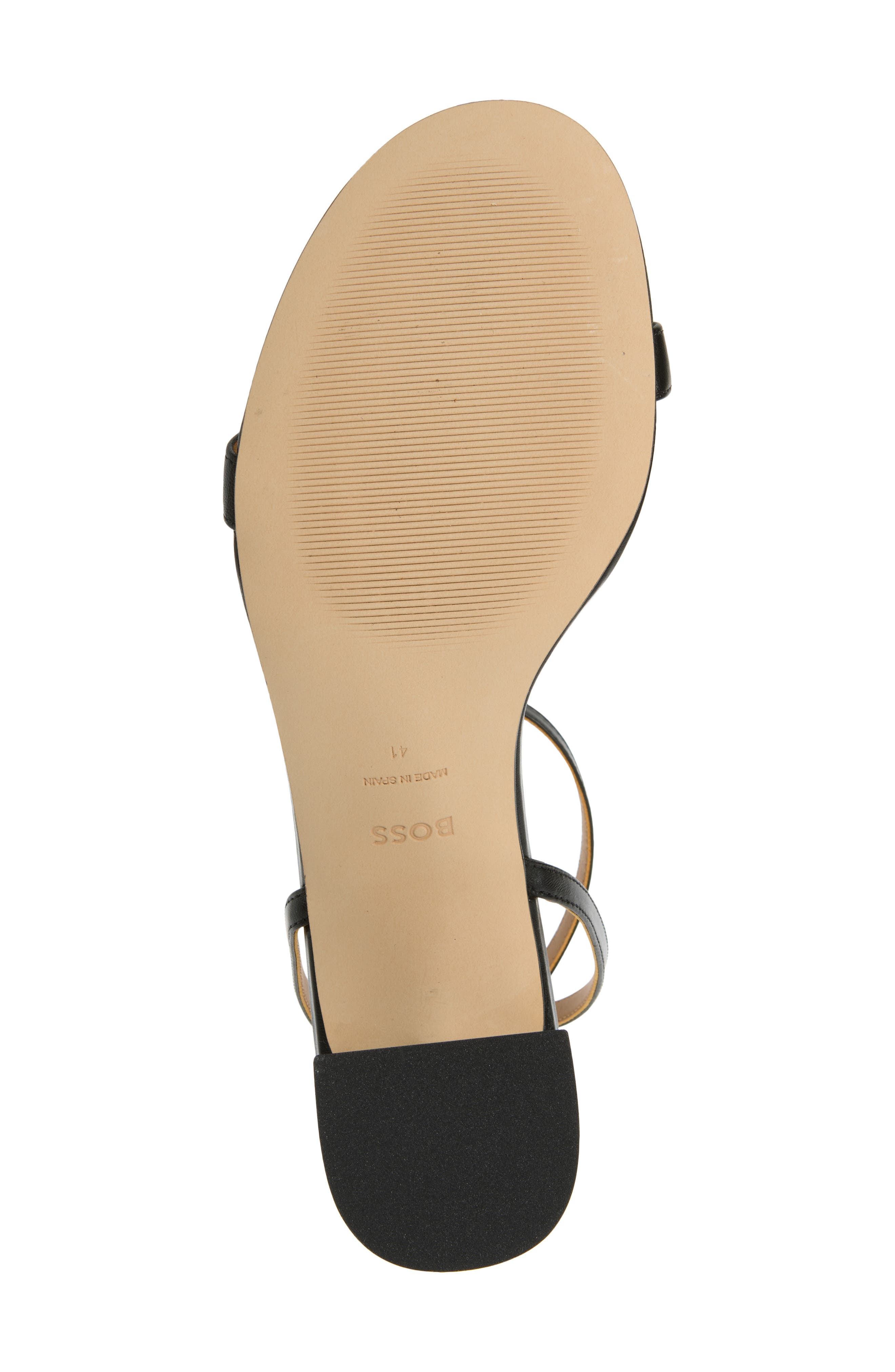 BOSS Cristas Ankle Strap Sandal, Alternate, color, Black