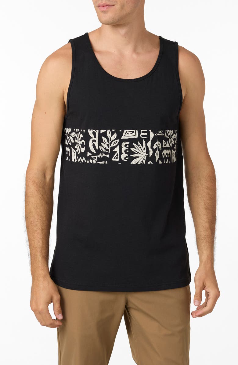 O'Neill Papercut Graphic Tank, Main, color, 