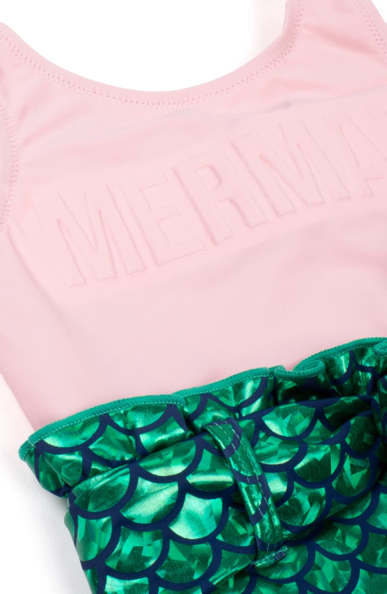 Shade Critters Mermaid One-Piece Swimsuit, Alternate, color,