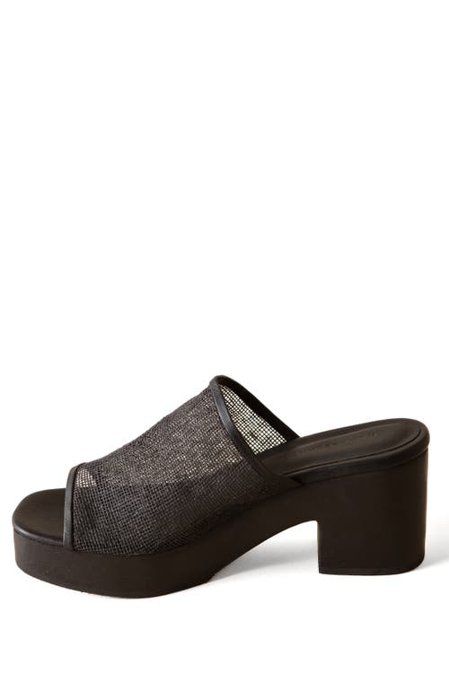 Huma Blanco Sierra Clog In Coal Jute