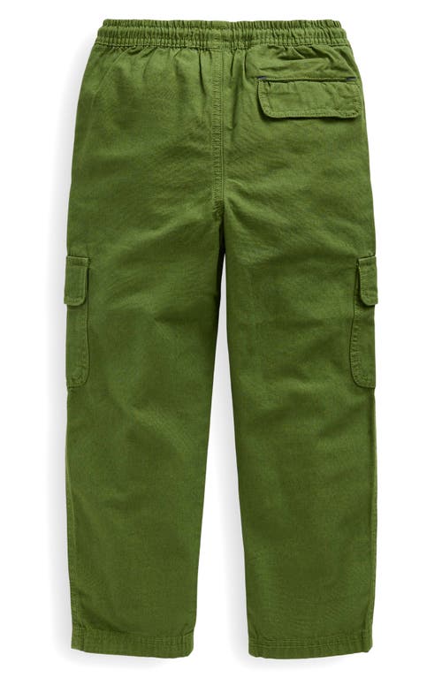 Mini Boden Everyday Cargo Trousers Brocolli Green Boys Boden In Broccoli Green