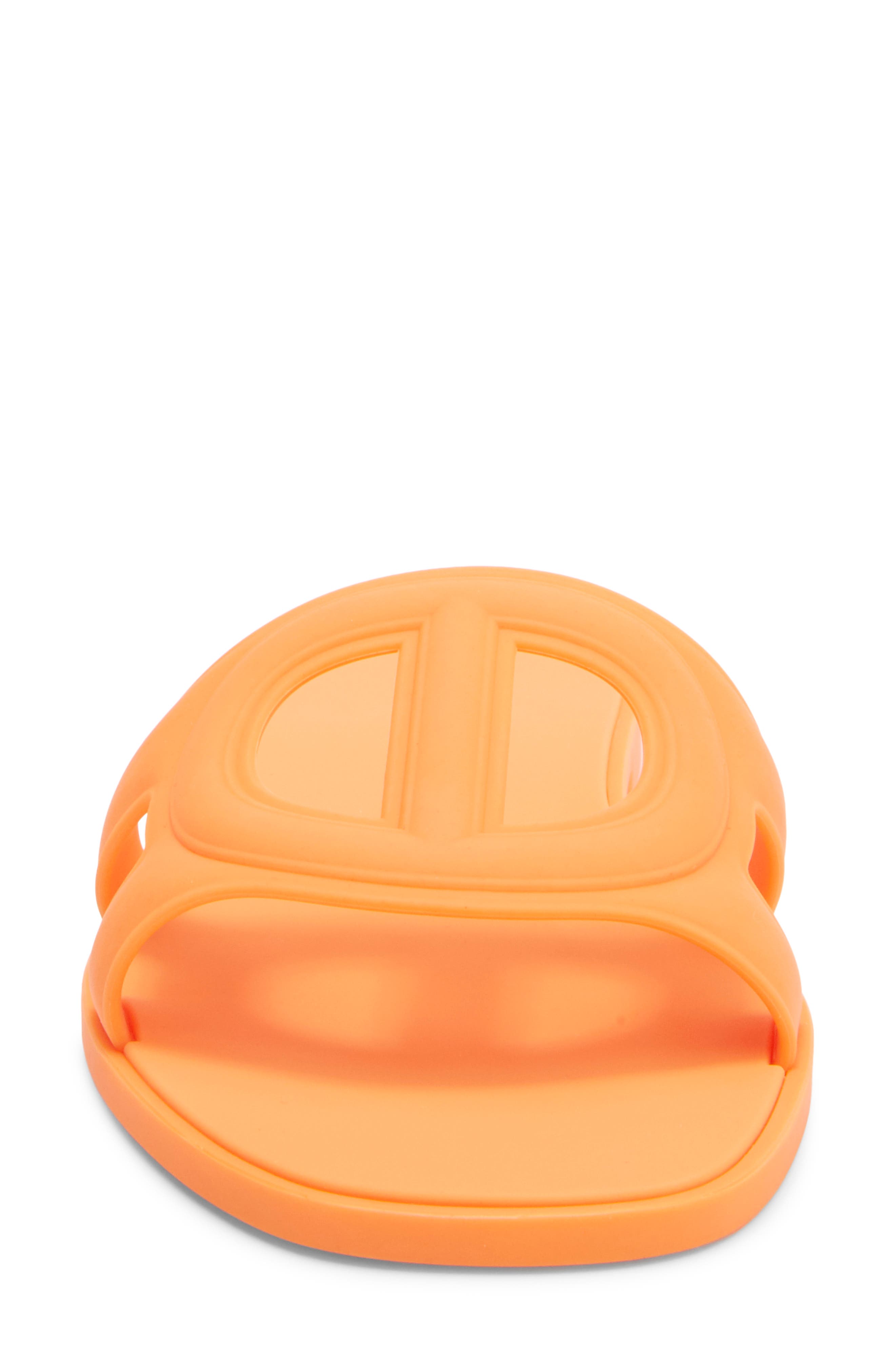 Steve Madden Jell Slide Sandal, Alternate, color, Orange