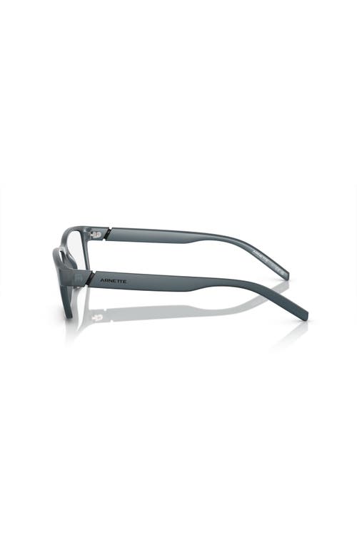 Arnette 52mm Rectangle Optical Glasses In Blue