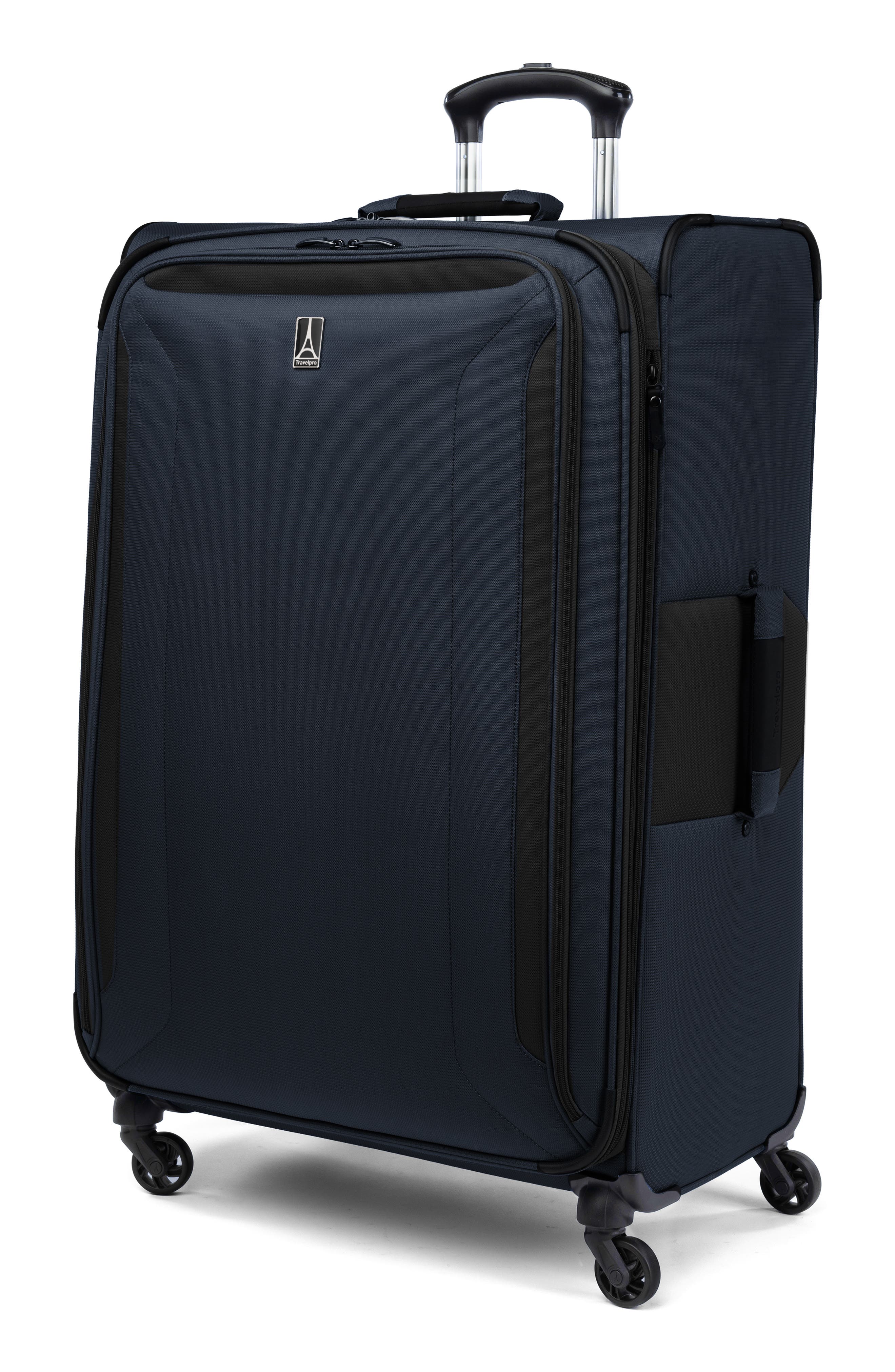 TRAVELPRO Pilot Air<sup>™</sup> 2 29-Inch Expandable Large Checked Spinner Luggage, Alternate, color, Navy/ Black