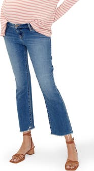 HATCH The Under The Bump Crop Maternity Jeans