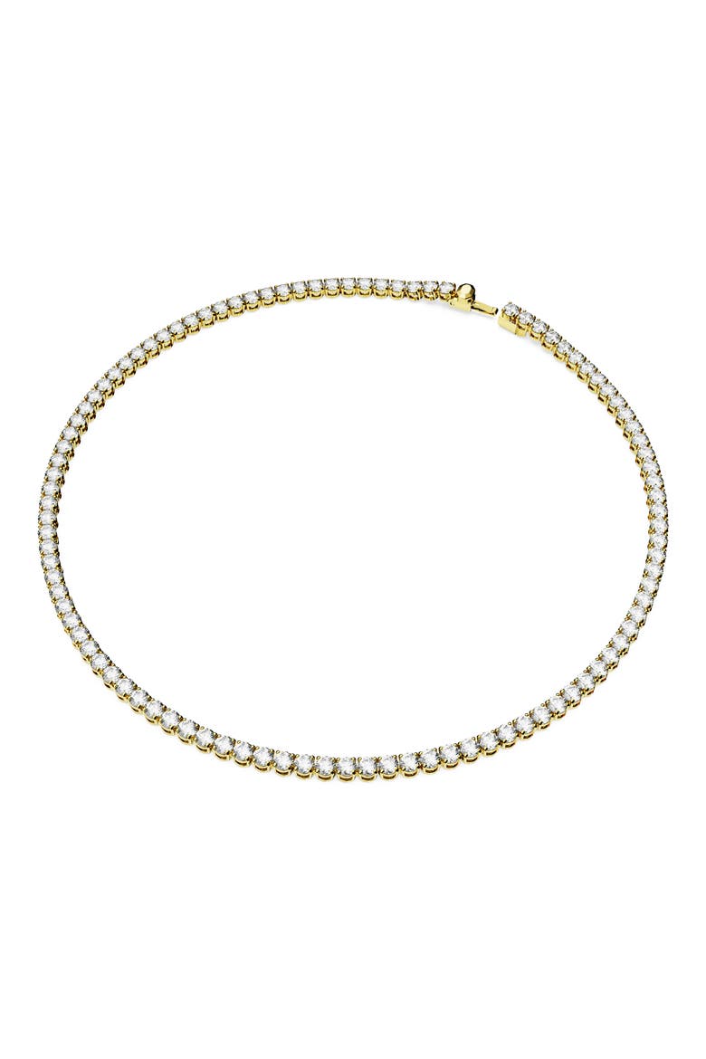 Matrix Tennis Necklace, Main, color, WHITE