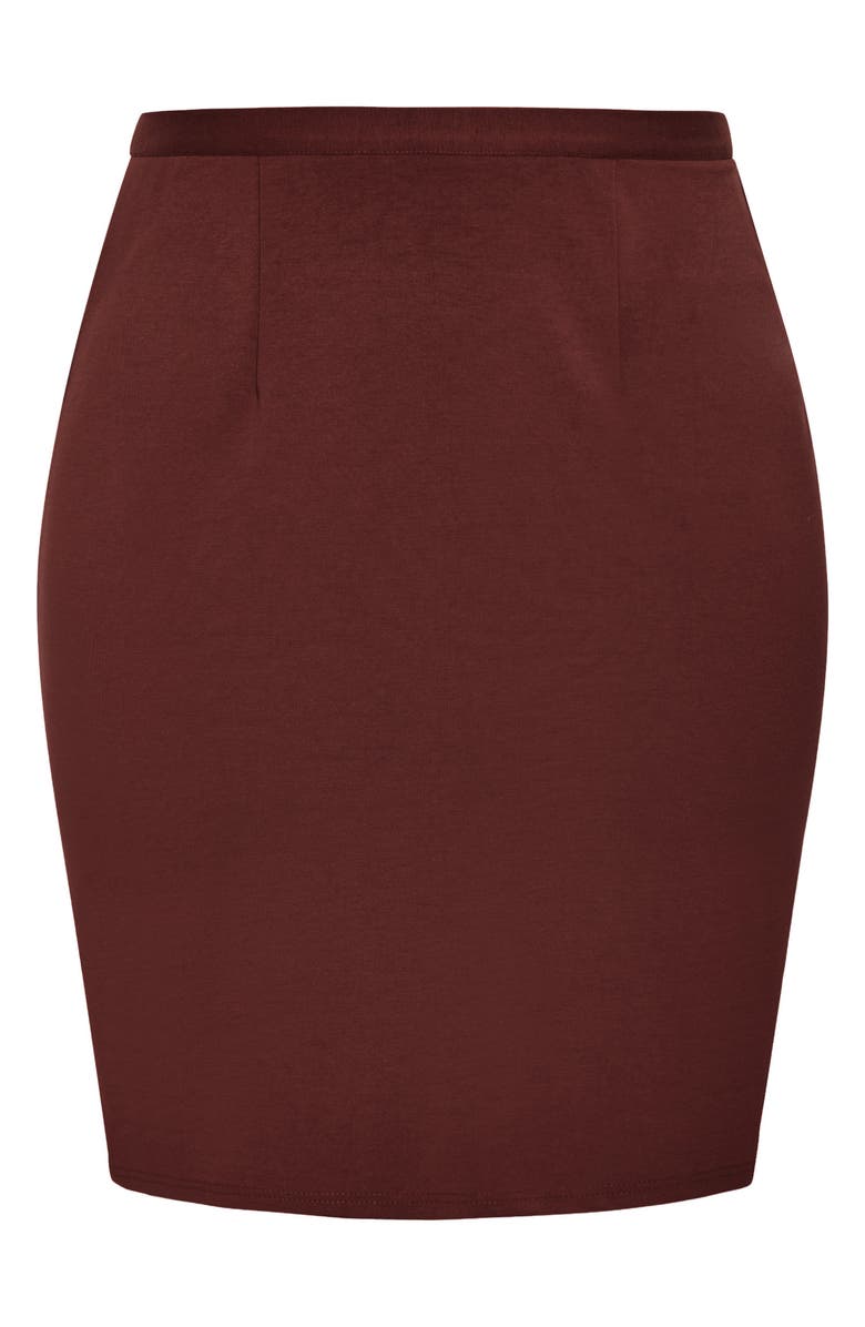City Chic High Waist Pencil Skirt, Alternate, color, 