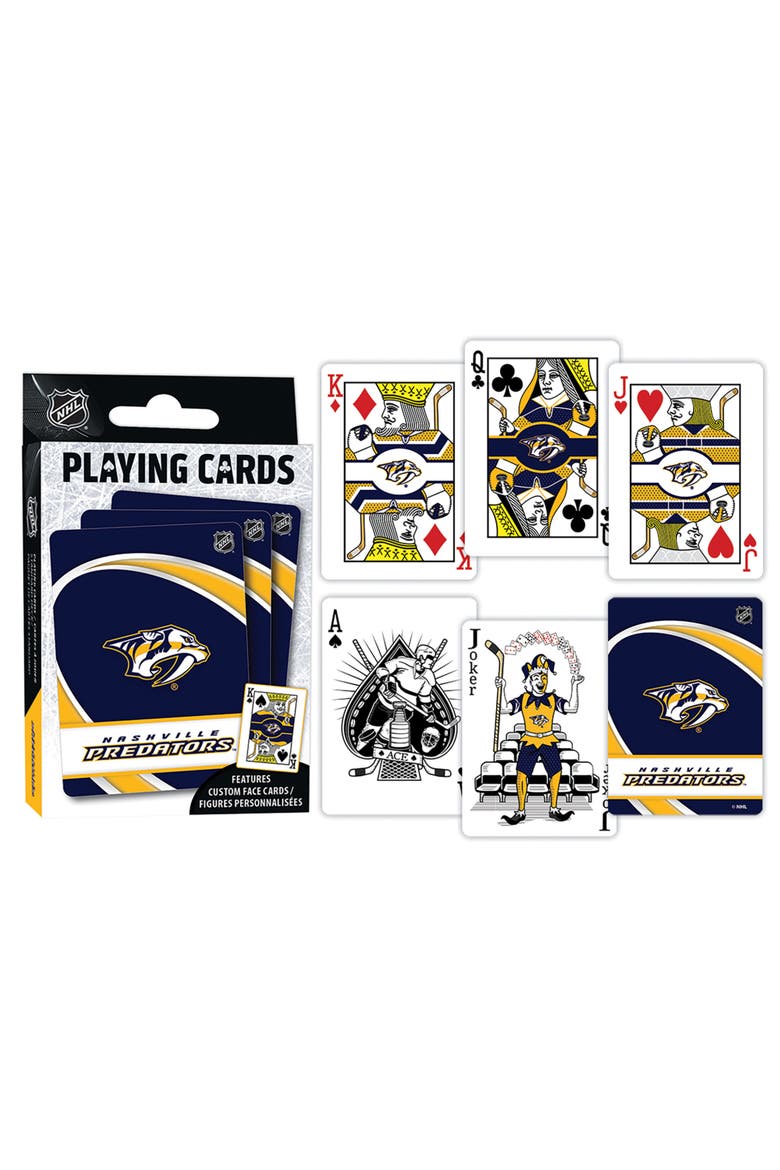 Nashville Predators Playing Cards, Alternate, color, Multicolor