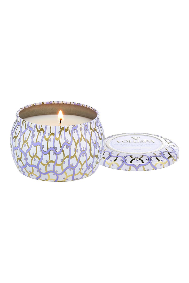 Mountain Lavender & Chamomile Mini Tin Candle, Main, color, NO COLOR