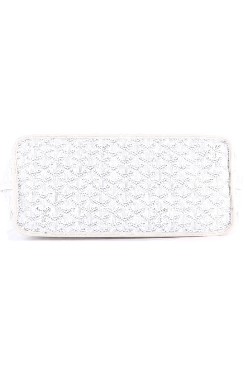 Pre-Owned Goyard Anjou Reversible Tote Printed Coated Canvas PM, Alternate, color, White