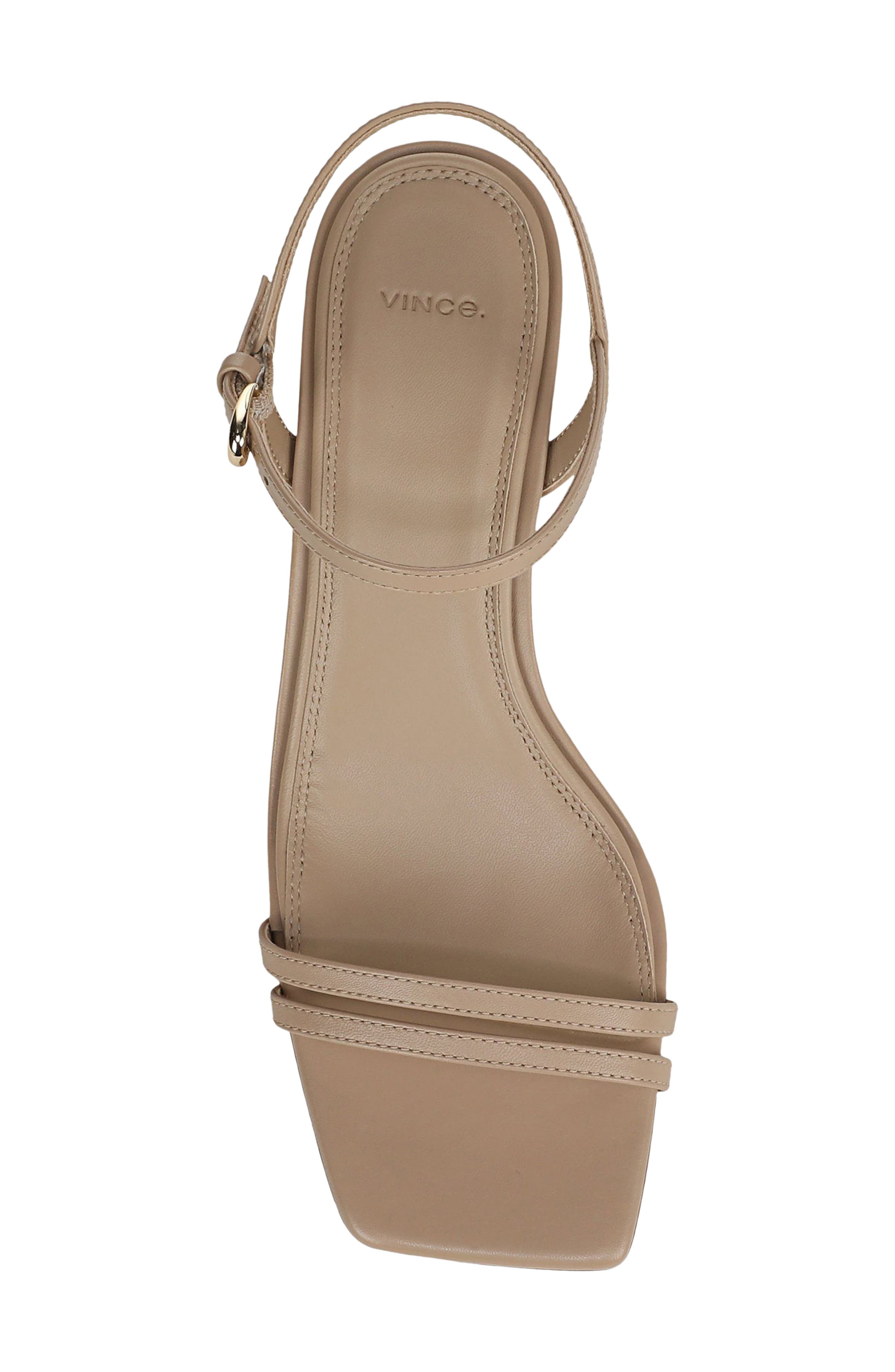 Tilda Ankle Strap Sandal, Alternate, color, WARM ALMOND