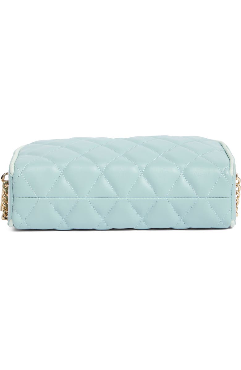 Kate Spade New York care colorblock diamond quilt leather crossbody bag, Alternate, color, Wild Sage Multi