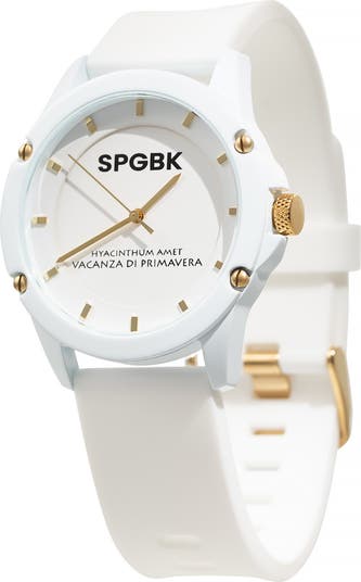 Edgewood Silicone Strap Watch, 44mm