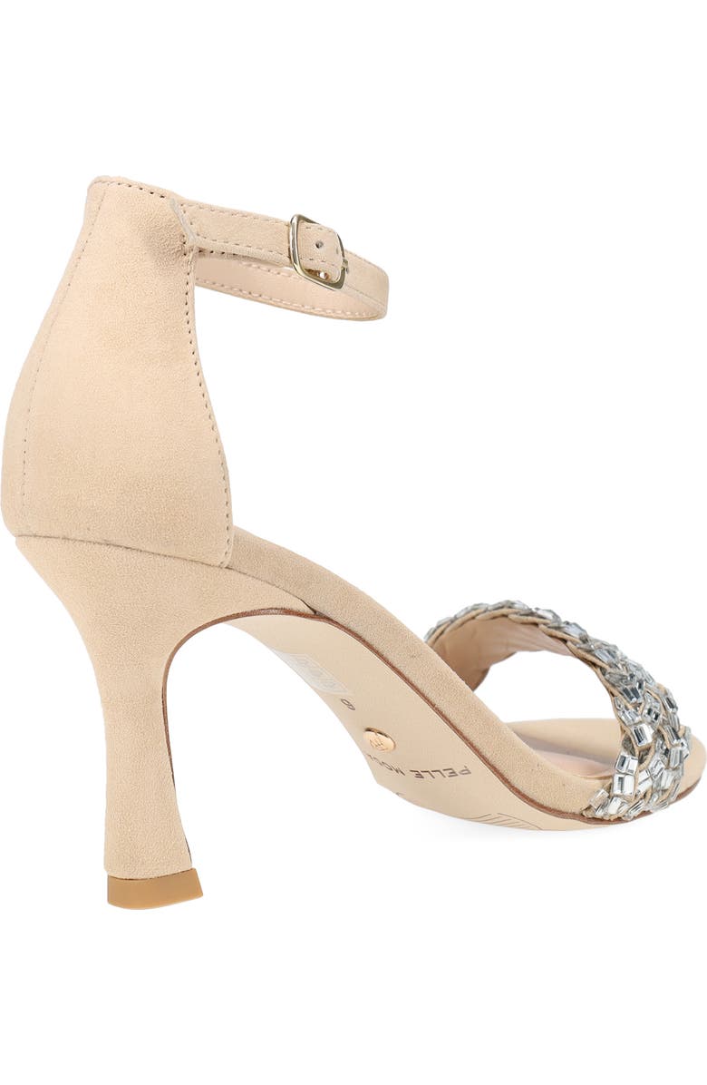 Pelle Moda Heidy Ankle Strap Sandal, Alternate, color, Latte