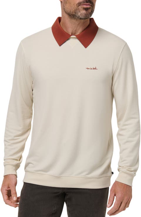 Amenities Collared Sweatshirt