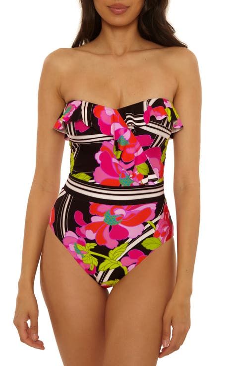 Bougainvillea One-Piece Swimsuit