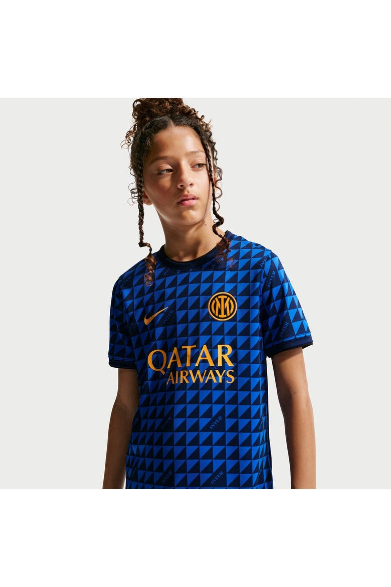 Youth Nike  Blue Inter Milan 2026/27 Away Pre-Match Top, Alternate, color, Blue
