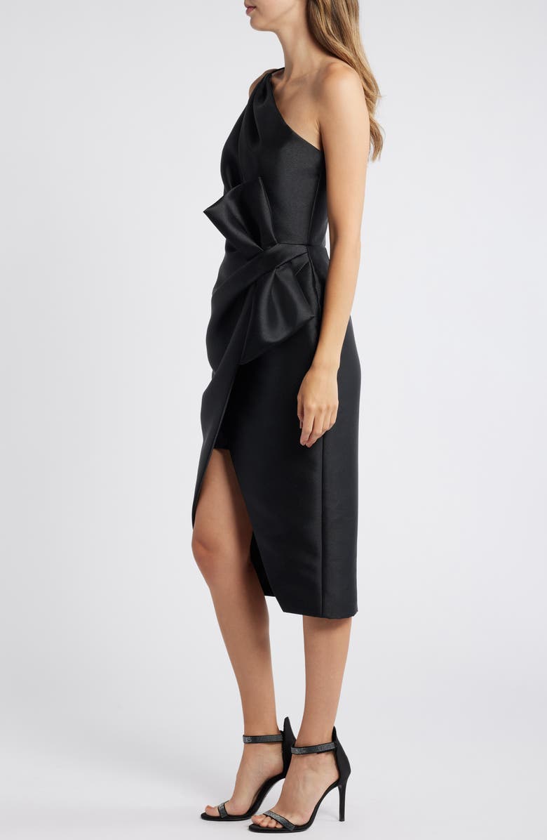 Amsale Mik One-Shoulder Dress, Alternate, color,