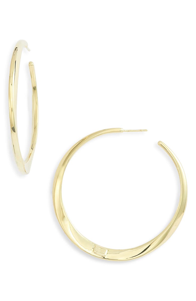Ippolita Classico Large 18K Gold Hoop Earrings, Main, color,